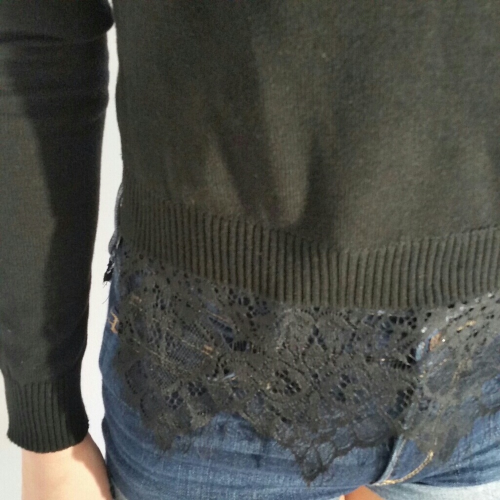 B2G1 open shoulder black Long Sleeve - Picture 2 of 4